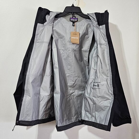 Patagonia Women's Torrentshell 3L Rain Jacket - Black - Size L - 85246 - Picture 5 of 9